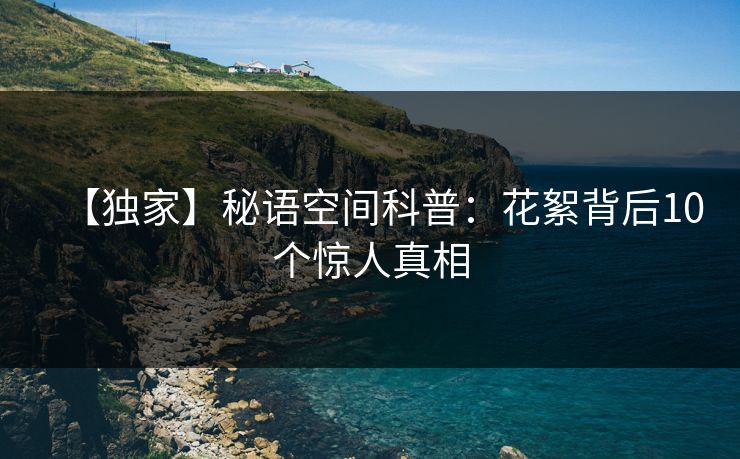 【独家】秘语空间科普：花絮背后10个惊人真相